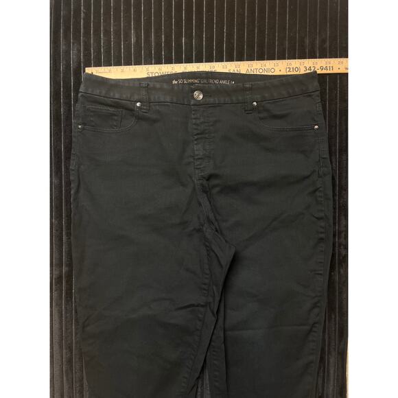 Chico’s GirlFriend Ankle Jeans in Black Size 3/20 - Picture 4 of 4